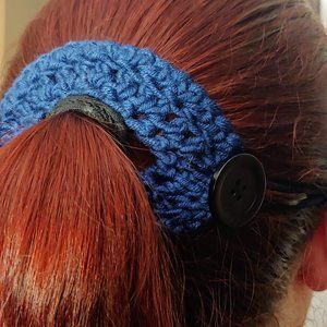 Handmade Crochet Face Mask Ear Saver Round